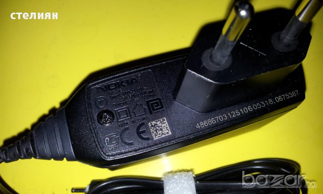 ОРИГИНАЛНО ЗАРЯДНО ЗА NOKIA-ЧИСТО НОВО, снимка 4 - Оригинални зарядни - 12886666