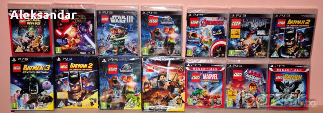 Нови ps3,Lego,Star wars,Marvel,Hobbit,movie,Batman, Лего,пс3, снимка 1 - Игри за PlayStation - 16604836