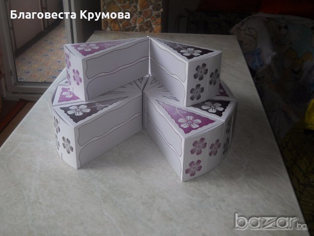 Хартиена торта, снимка 12 - Подаръци за рожден ден - 18907856