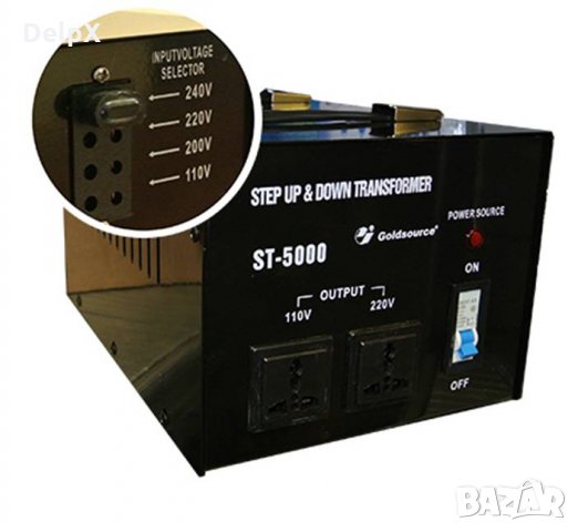 Конвертор ST-5000 (преобразувател) 220VAC/110VAC 5000W, снимка 1 - Други инструменти - 23169508
