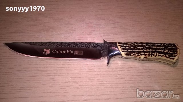 Columbia-31см-масивен и здрав нож за колекция или ползване, снимка 10 - Антикварни и старинни предмети - 17747494