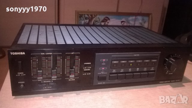 toshiba sb-m37 stereo amplifier-made in japan-внос швеция, снимка 2 - Ресийвъри, усилватели, смесителни пултове - 25392056