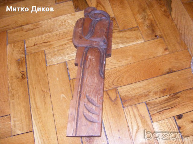 Дървена скулптура , снимка 1 - Декорация за дома - 13949990