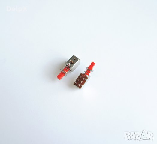 Малък ключ 25x8x8mm с 2 положения задържащ червен H=13mm