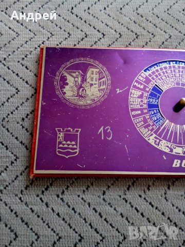 Стар сувенирен календар, снимка 2 - Антикварни и старинни предмети - 25518057