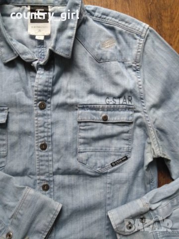 G-star Legion Slim Denim shirt wmn - страхотна дамска риза, снимка 5 - Ризи - 23765676