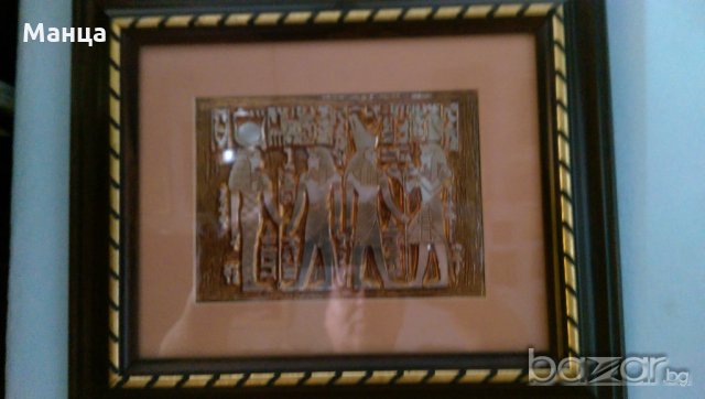Египетска ритуална картина, снимка 3 - Декорация за дома - 20032990