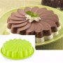 терин ветрило маргаритка силиконова форма тава за направа печене кекс торта желиран сладкиш, снимка 1 - Форми - 16595268
