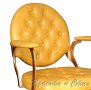 Фризьорски стол - жълт, снимка 2