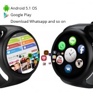 Colmi VS115 Смарт Часовник Android 5.1 OS 1GB RAM 16GB ROM WIFI 3G GPS с Bluetooth и Пулсомер, снимка 3 - Смарт часовници - 18373872