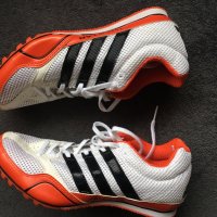 ADIDAS Techstar Allround 2 Track Spikes Shoes White Orange Black , снимка 7 - Маратонки - 25887535