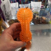 играчка Spiky dumbbell 15см., снимка 1 - За кучета - 25161055