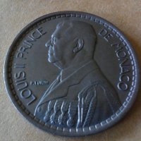 монета 20 франка Монако, снимка 2 - Нумизматика и бонистика - 23147115