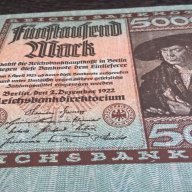 Банкнота - Германия - 5 000 марки UNC | 1922г., снимка 3 - Нумизматика и бонистика - 17368749