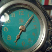 Немски механичен настолен часовник, снимка 6 - Антикварни и старинни предмети - 22879800