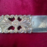 стар посребрен нож за писма, снимка 2 - Антикварни и старинни предмети - 16531843