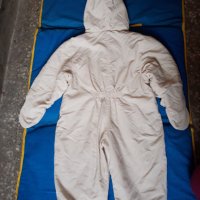 Унисекс Бежов детски зимен космонавт до 18 месеца, снимка 3 - Бебешки якета и елеци - 23346384