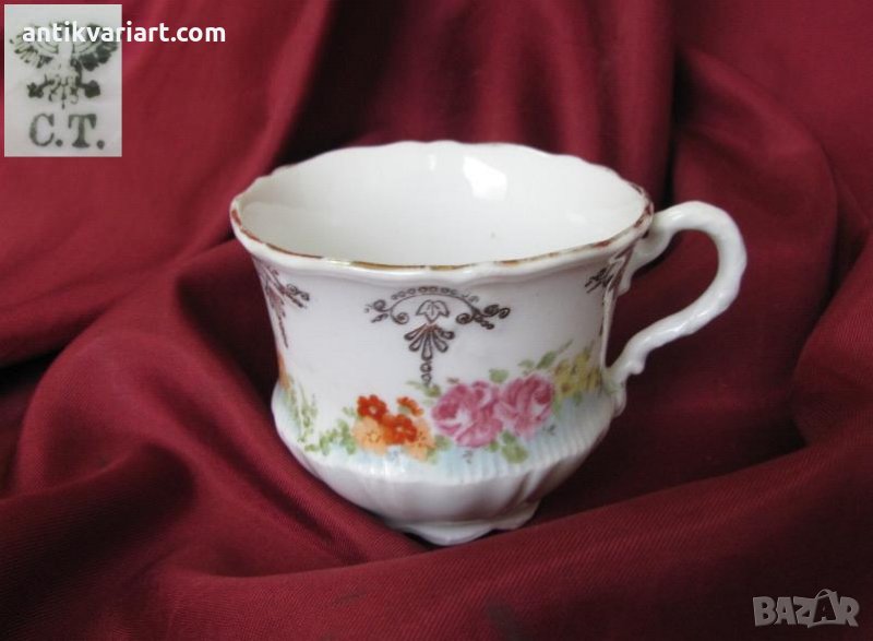 Имперска Русия Порцеланова Чаша за чай маркирана, снимка 1