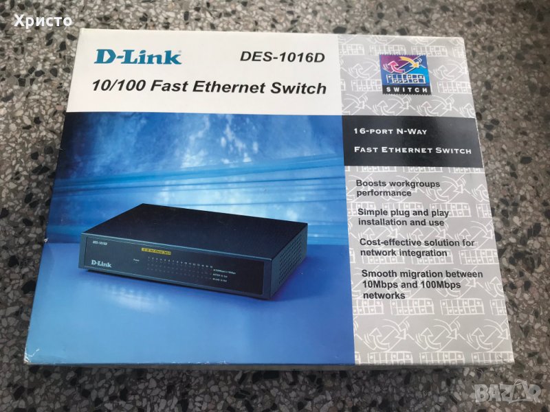 D-Link switch 16 порта, снимка 1