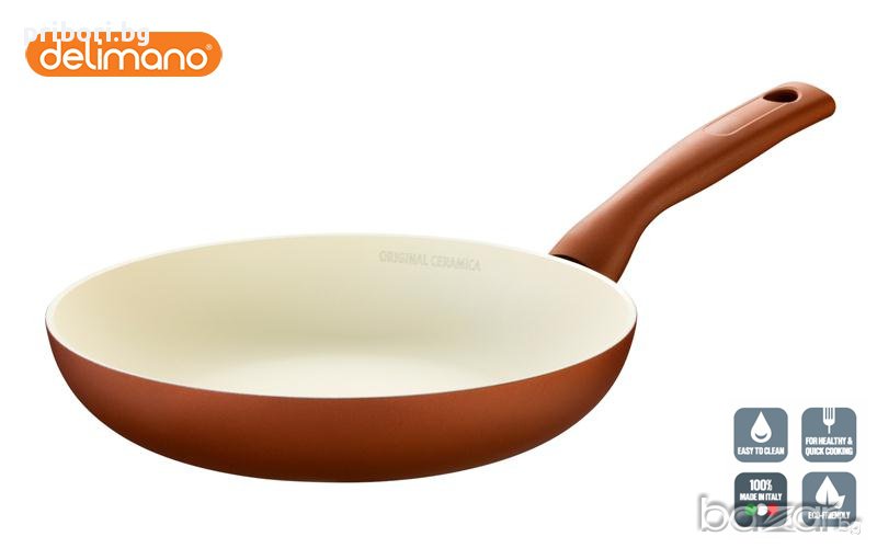Промоция ! Тиган Delimano Ceramica Classico / 24см., снимка 1