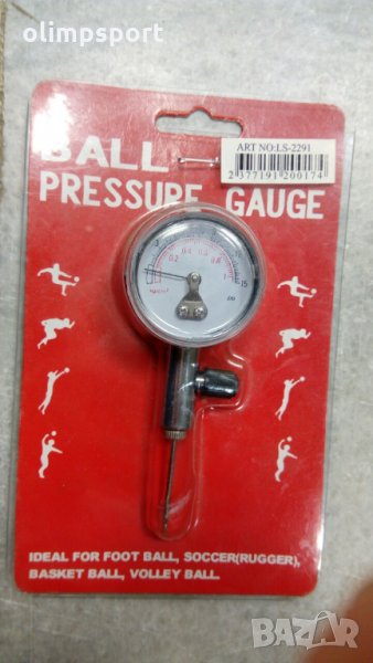 манометър барометър  presure gauge ls-2291 нов комплекта включва игла за топки клапан за  изпускане , снимка 1