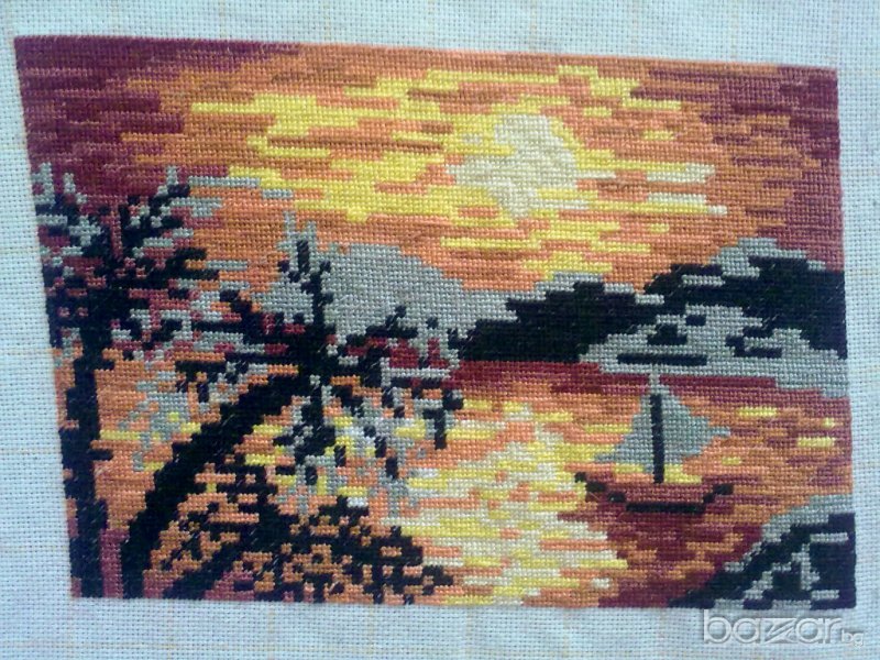 Продавам гоблен Залез, снимка 1