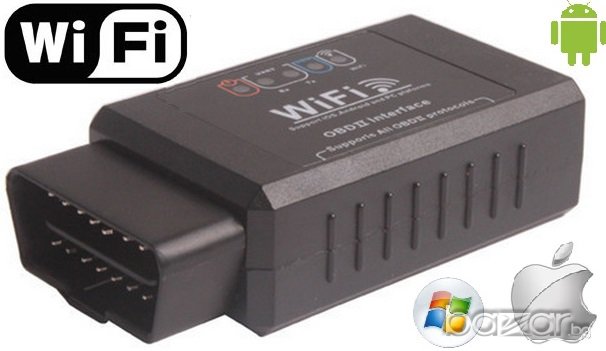 WiFi ELM 327 скенер за автодиагностика, работи с всички iOS устройства - iPhone, iPad, както и други, снимка 1