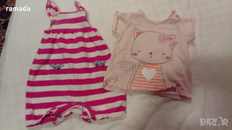 гащеризон и блузка 3-6м, снимка 1