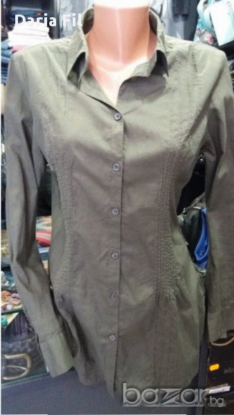 РАЗПРОДАЖБА Риза в милитъри зелено, снимка 1