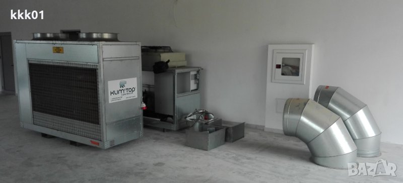 Охладителен агрегат и система за отвеждане на CO2 за съхранение на плодове и зеленчуци, снимка 1
