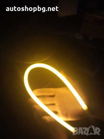 лед ленти за фарове тип ангелско око с функция мигач, снимка 6 - Аксесоари и консумативи - 24383672