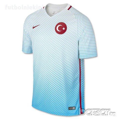 ПРОМО - Турция гостуващи бяло/сини тениски ЕВРО 2016 , снимка 2 - Спортни дрехи, екипи - 14523774