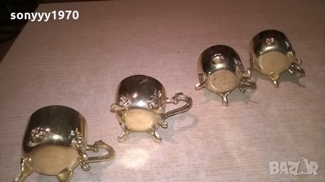златни чашки 4бр-за кафе/чаи-ретро колекция-внос швеция, снимка 9 - Колекции - 25477997