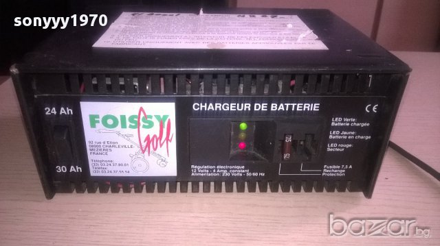 foissy golf-12voltts-зарядно-made in france-внос швеицария, снимка 2 - Аксесоари и консумативи - 12493744