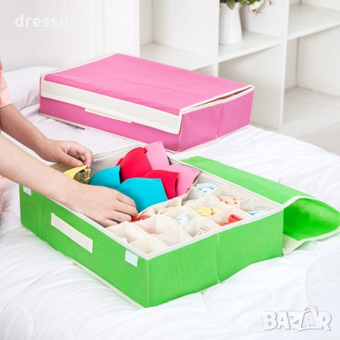 1920 Текстилен органайзер за бельо и чорапи с 16 отделения, снимка 3 - Други - 23497187