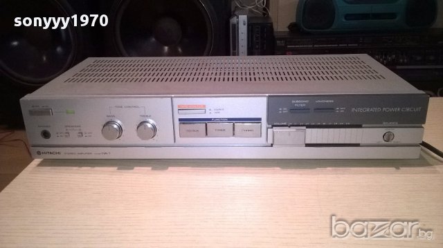 hitachi ha-1 stereo amplifier-made in japan-внос швеицария, снимка 4 - Ресийвъри, усилватели, смесителни пултове - 14225347