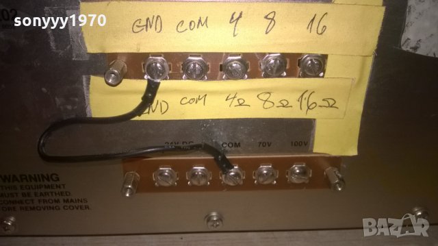 monacor pa-1202 profi power amplifier-mono-внос швеицария, снимка 16 - Ресийвъри, усилватели, смесителни пултове - 23615485