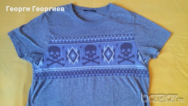 Мъжка тениска с черепи, много оригинална, снимка 2 - Тениски - 19016081