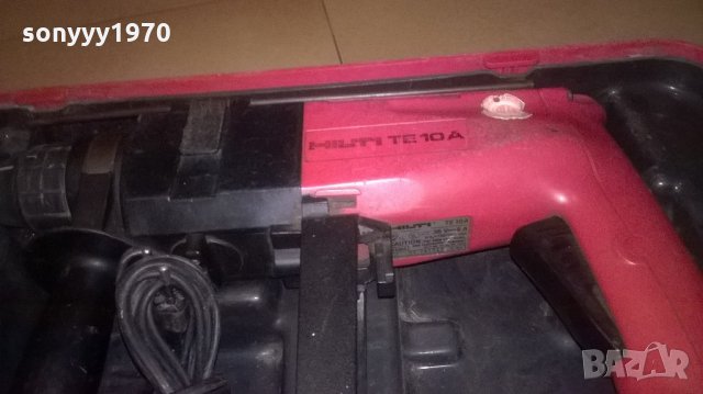 hilti te10a-перфоратор-комплект-внос швеицария, снимка 16 - Бормашини - 22164804