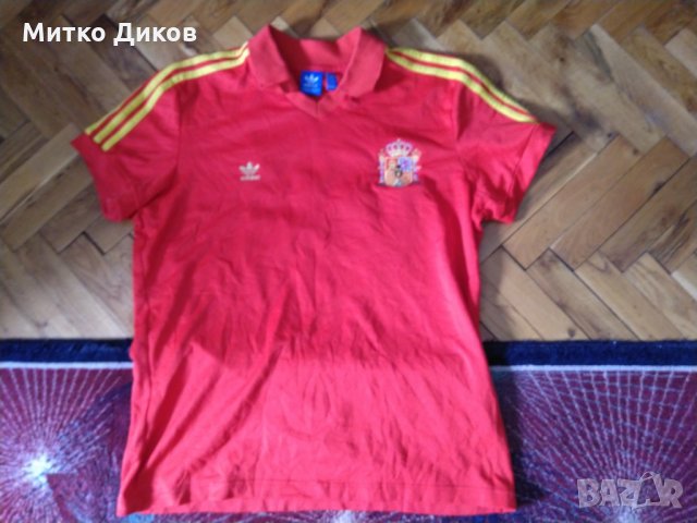 Испания тениска №10 Адидас 65%памук 35% ролиестер размер ХЛ