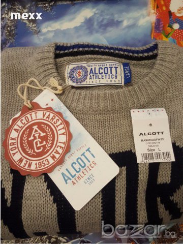 Нов Оригинален мъжки пуловер ALCOTT от Италия, снимка 6 - Пуловери - 17083482