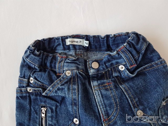 Name It, плътни дънки за момче, 074 см.  , снимка 4 - Бебешки дънки - 14249237