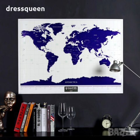 1503 Светеща световна карта за изтриване Travel Life, снимка 14 - Други стоки за дома - 25010945