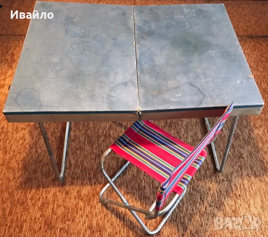 Сгъваем къмпинг сет: маса със стол за пикник (куфар), снимка 9 - Къмпинг мебели - 22124236