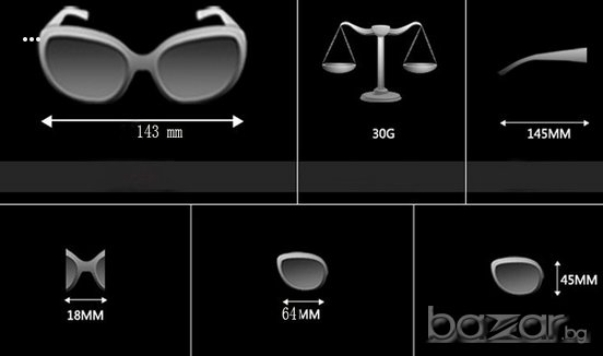 Слънчеви очила Tr Aviator (BLACК DARK GRAY), снимка 2 - Слънчеви и диоптрични очила - 8500055