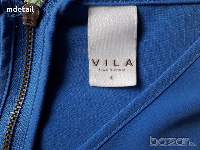 VILLA - синя рокля/туника, снимка 5 - Рокли - 18249566