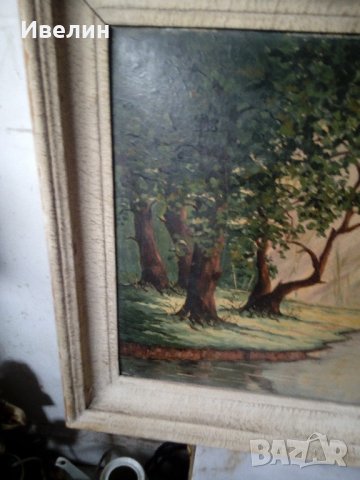 стара картина-пейзаж, снимка 3 - Картини - 22066647