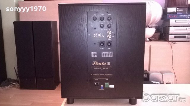REL Strata III Subwoofer-52х41х31см-внос англия, снимка 7 - Тонколони - 19705116