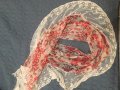 Красив дамски шал с флорални мотиви, снимка 2