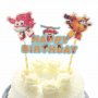 топер сламки с Super Wings рожден ден happy birthday украса за торта топер, снимка 1 - Други - 21556185